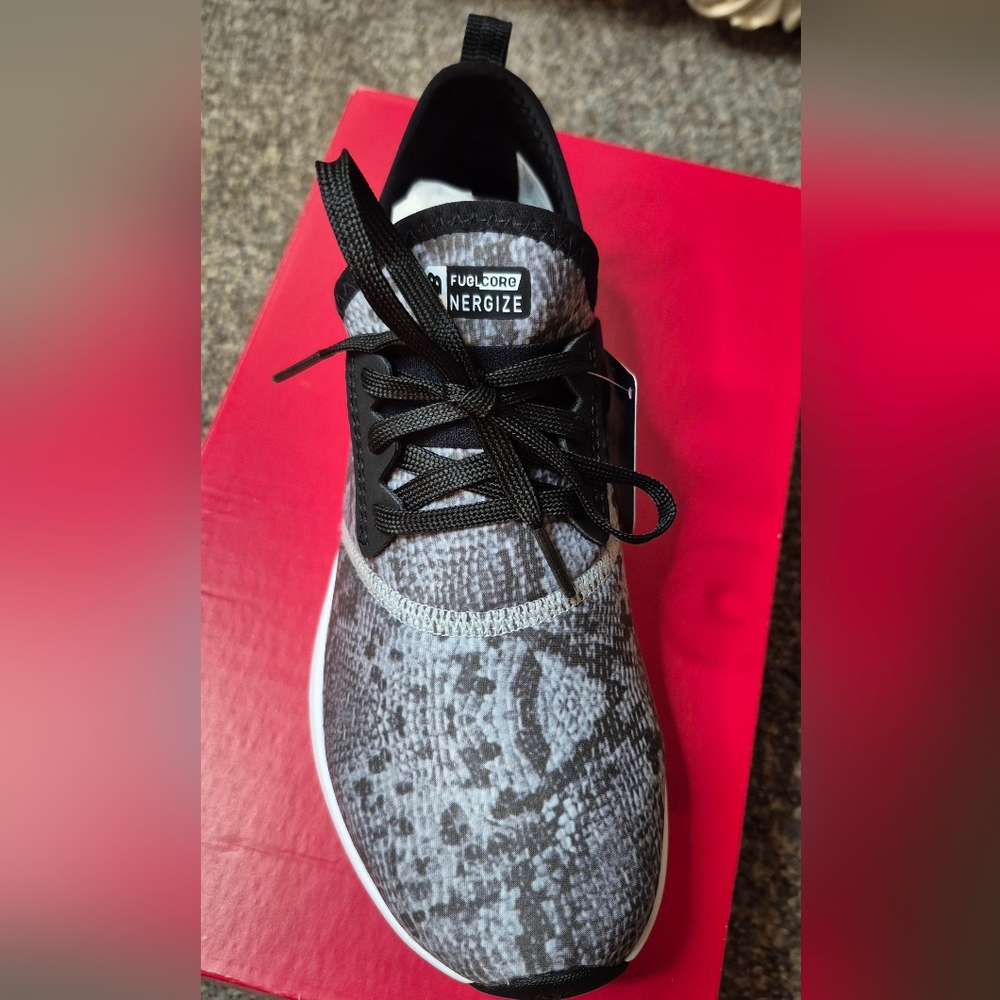 New Balance Snakeskin Print Gray Sneakers